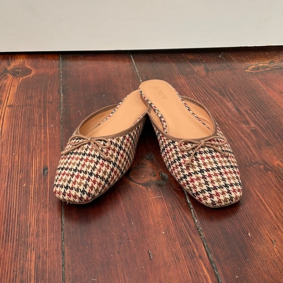 J. Crew ballet flat mules